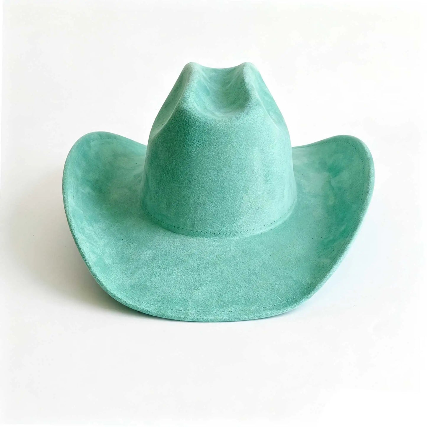 PU Wildleder-Cowboyhut – Breitkrempiger Westernhut für Damen & Herren