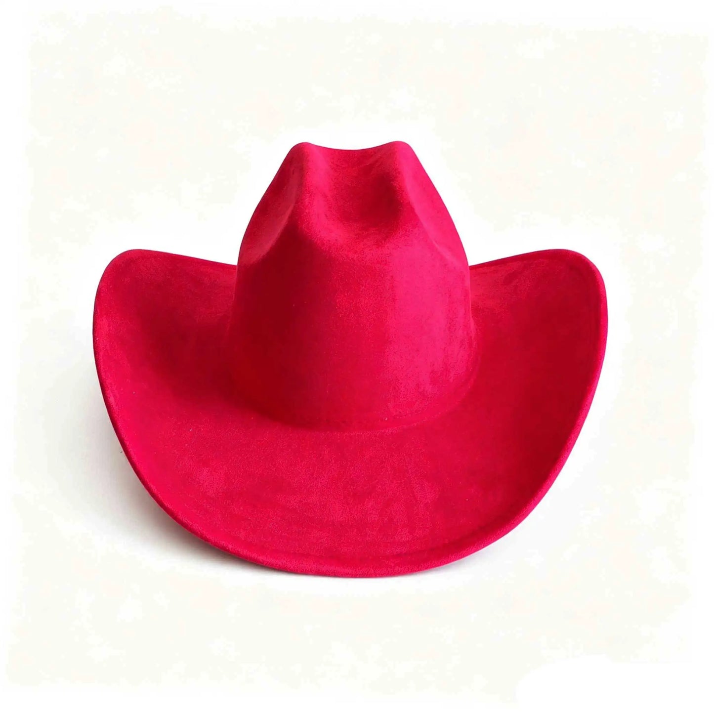 PU Wildleder-Cowboyhut – Breitkrempiger Westernhut für Damen & Herren