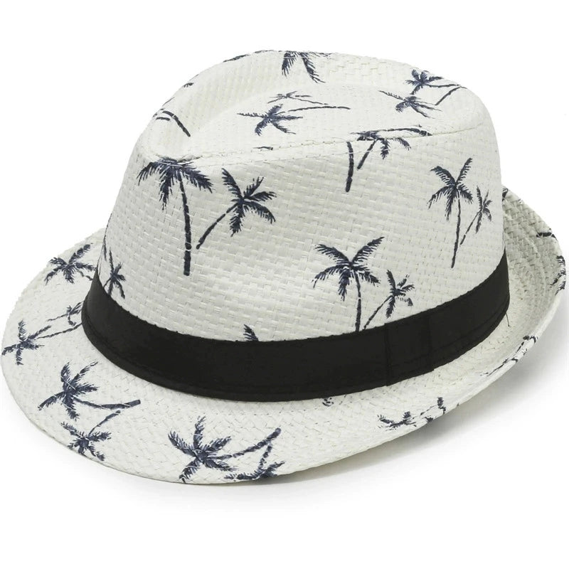 Britischer Stroh-Sonnenhut – Herren Sommer Strand- & Jazzhut