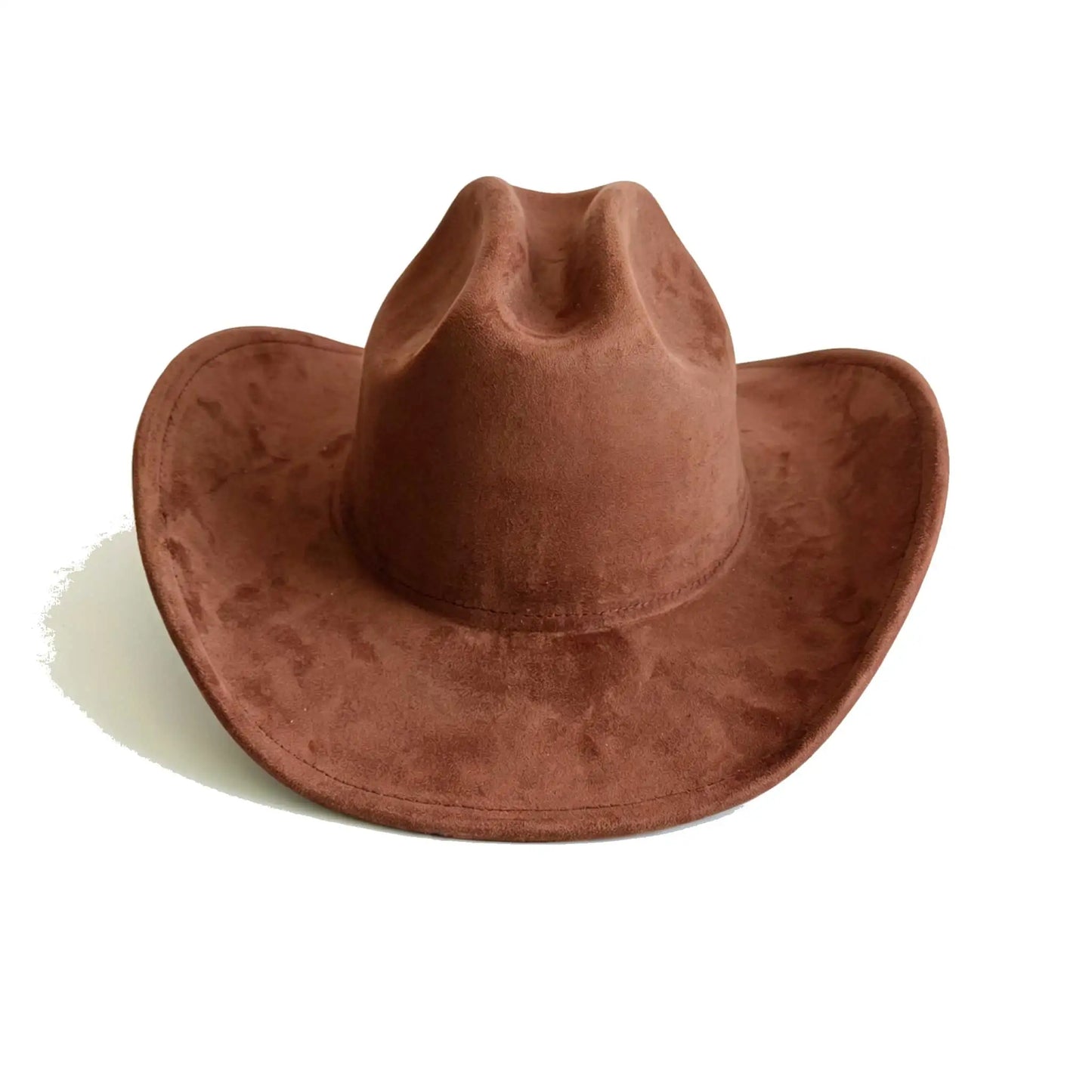 PU Wildleder-Cowboyhut – Breitkrempiger Westernhut für Damen & Herren
