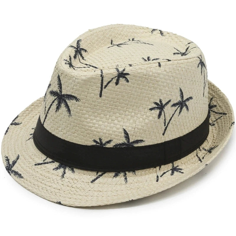 Britischer Stroh-Sonnenhut – Herren Sommer Strand- & Jazzhut