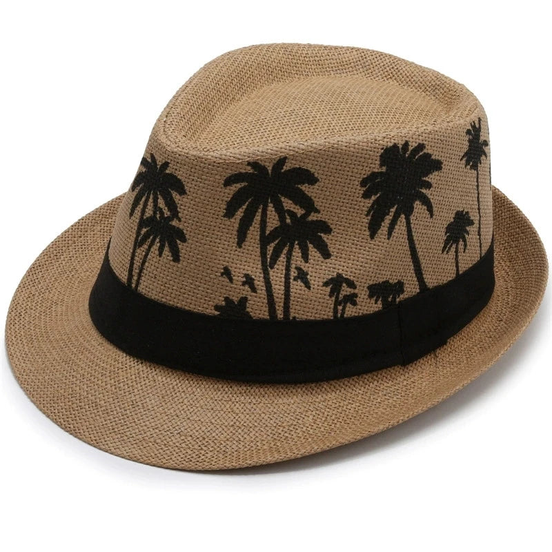 Britischer Stroh-Sonnenhut – Herren Sommer Strand- & Jazzhut