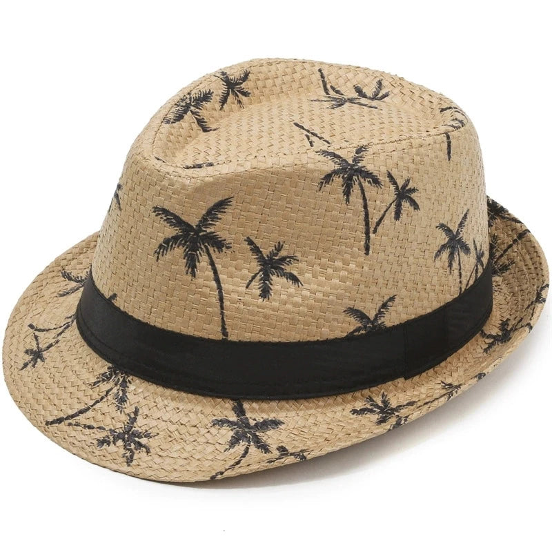 Britischer Stroh-Sonnenhut – Herren Sommer Strand- & Jazzhut