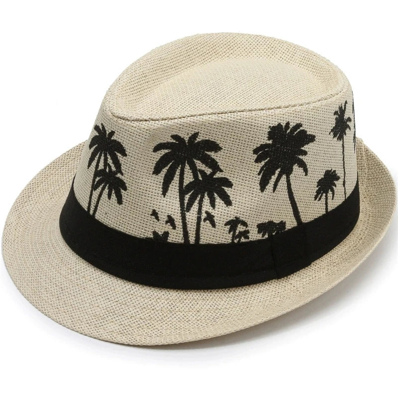 Britischer Stroh-Sonnenhut – Herren Sommer Strand- & Jazzhut