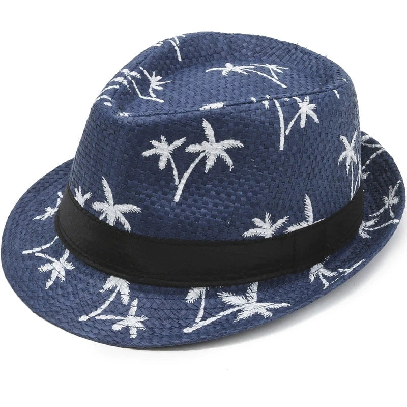 Britischer Stroh-Sonnenhut – Herren Sommer Strand- & Jazzhut