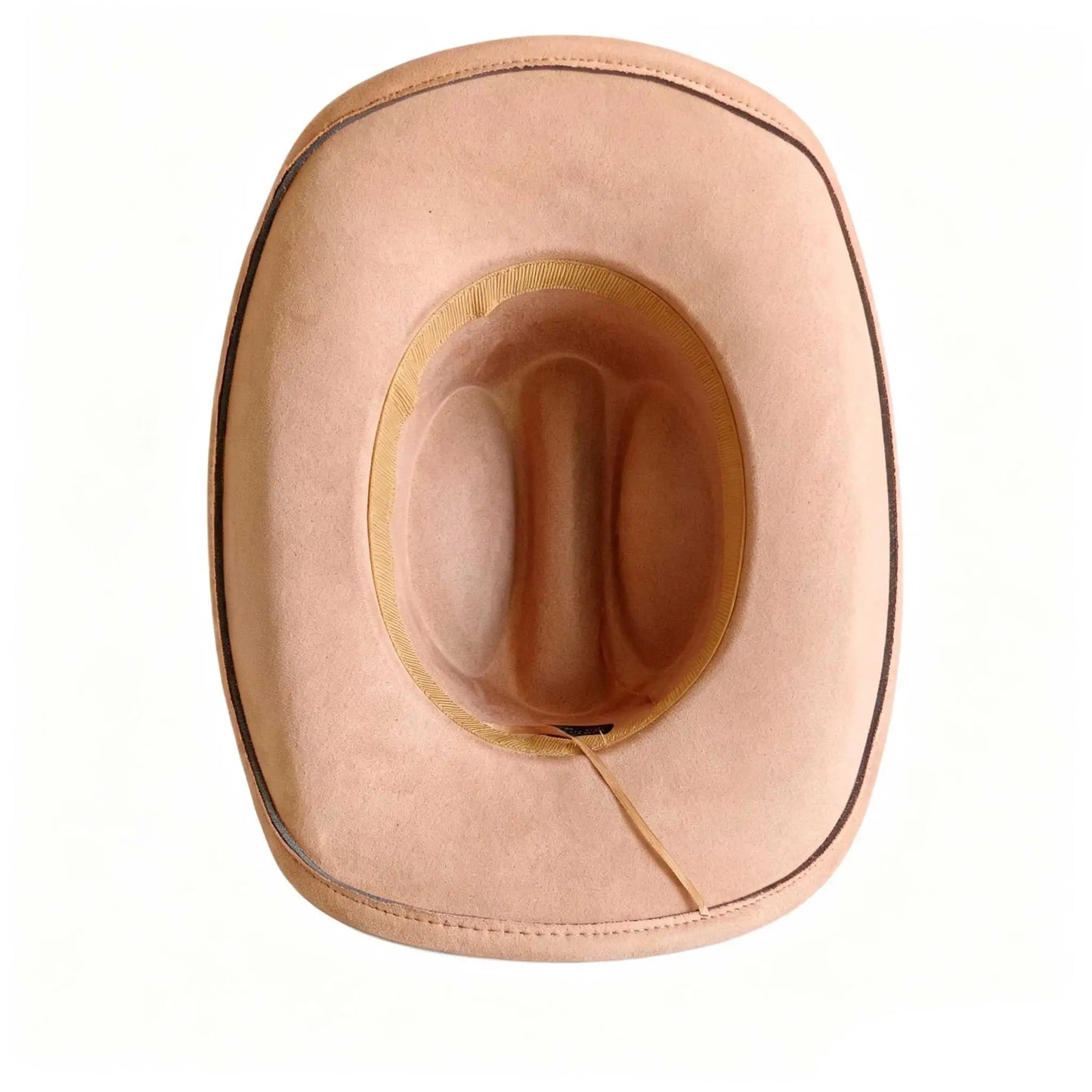 PU Wildleder-Cowboyhut – Breitkrempiger Westernhut für Damen & Herren