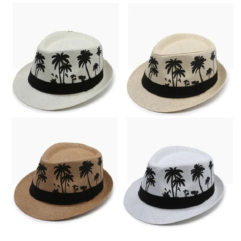 Britischer Stroh-Sonnenhut – Herren Sommer Strand- & Jazzhut