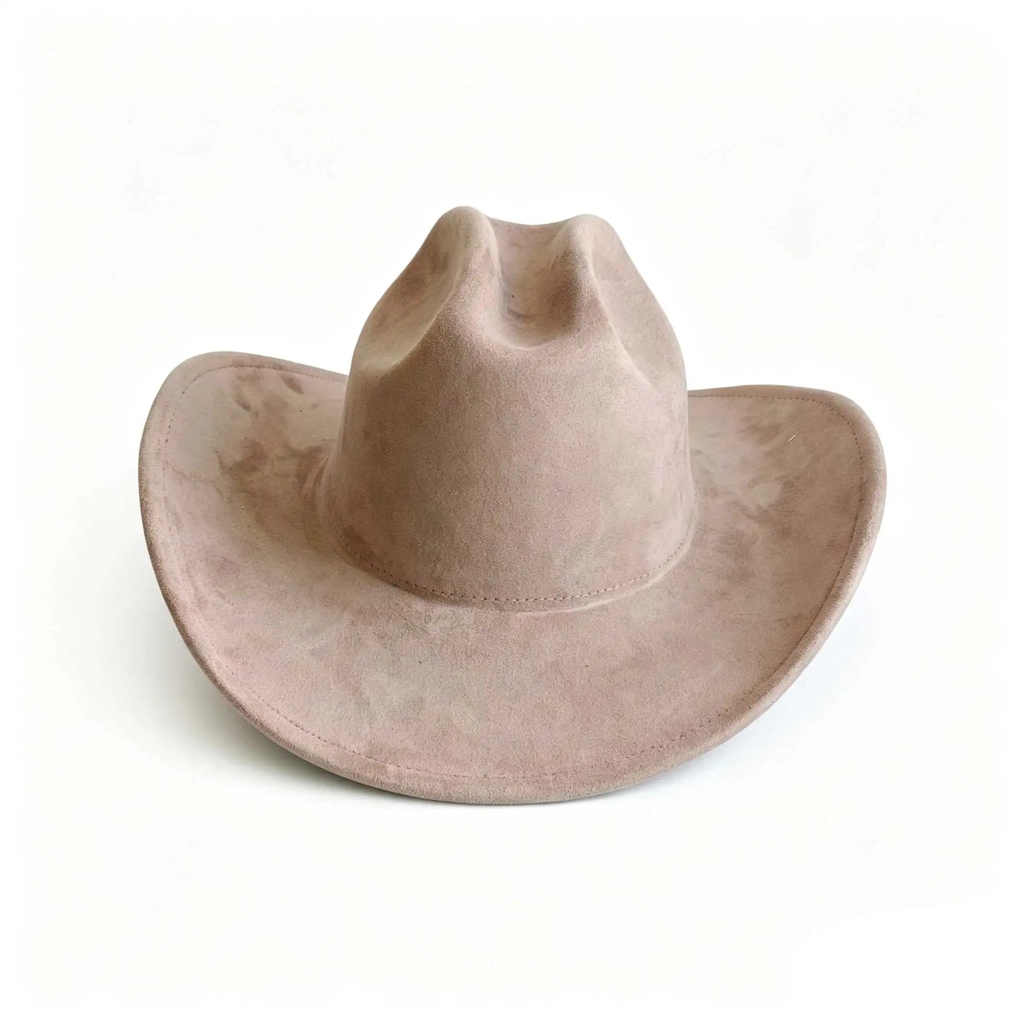 PU Wildleder-Cowboyhut – Breitkrempiger Westernhut für Damen & Herren