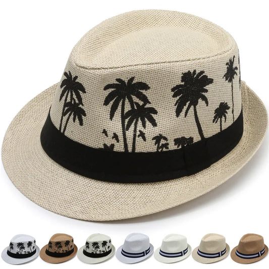 Britischer Stroh-Sonnenhut – Herren Sommer Strand- & Jazzhut